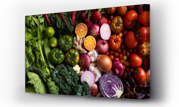 Wizualizacja Obrazu : #603136274 fresh fruits and vegetables