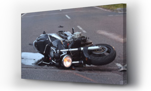 Wizualizacja Obrazu : #61064669 wypadek z udziałem motocykla
