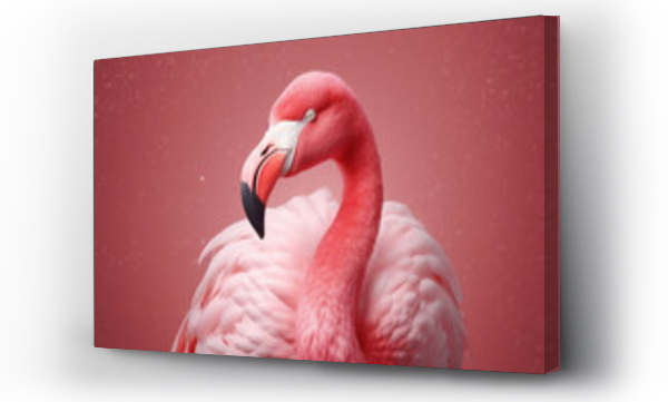 Wizualizacja Obrazu : #620110896 pink flamingo in the water