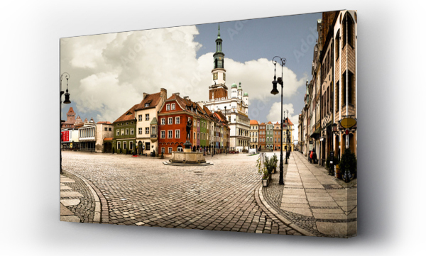 Wizualizacja Obrazu : #62185298 Panorama Rynku Poznańskiego