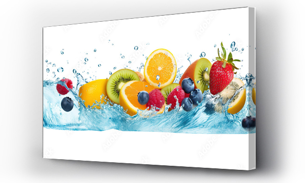 Wizualizacja Obrazu : #625441292 fruits splash