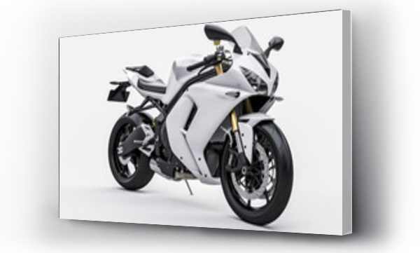 Wizualizacja Obrazu : #626803765 sport bike on white background