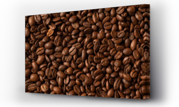 Wizualizacja Obrazu : #631107465 Background of roasted coffee beans with pleasant aroma