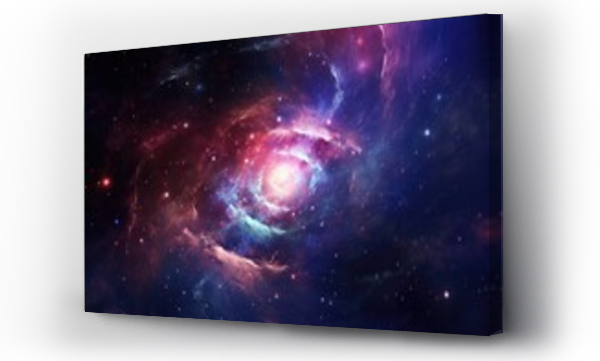 Wizualizacja Obrazu : #631794772 Colorful, stars and space background, universe wallpaper. Generative Ai.