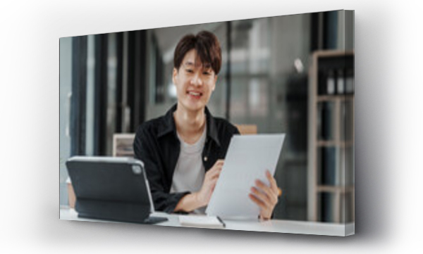 Wizualizacja Obrazu : #632139253 Asian university student distance learning online classroom MBA in tablet pc Management, Education Abroad, flexible, intensive, competitive one year program that develops foundational business skills