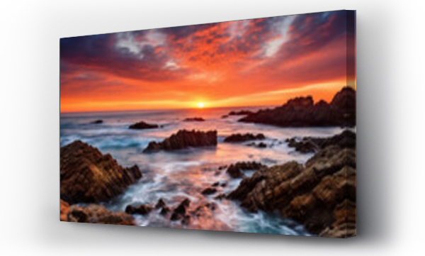 pejzaż, zachód słońca