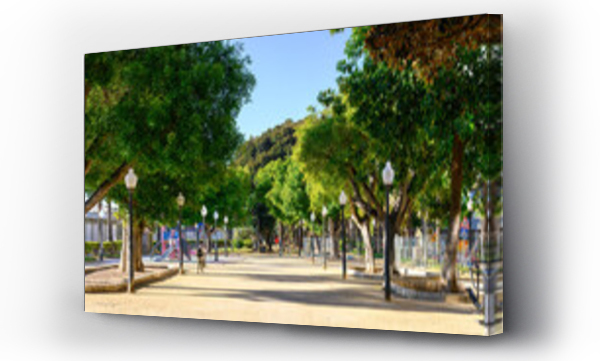 Wizualizacja Obrazu : #635190506 Canalejas Park, the oldest in Alicante, Spain