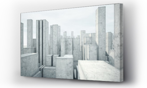 abstrakcyjna architektura betonowa