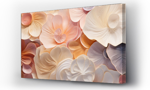 abstrakcyjne, Kwiaty, pomarańczowy