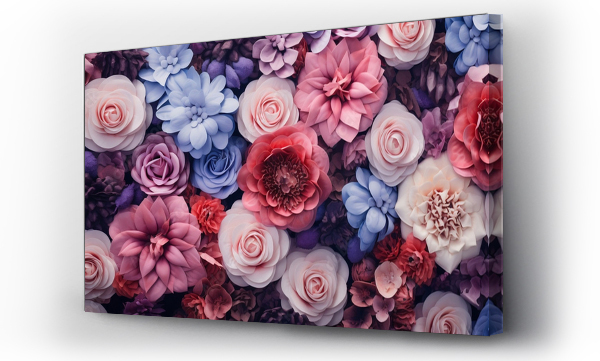 Kolorowe kwiaty, Kwiaty, Róże