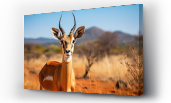 Wizualizacja Obrazu : #645748418 impala antelope in the savannah of South Africa. aepyceros