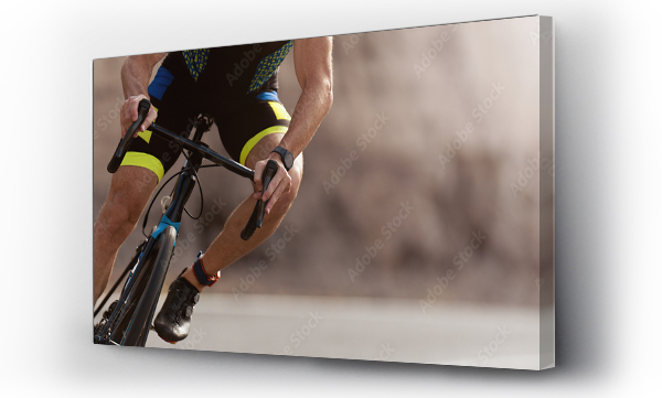 Wizualizacja Obrazu : #646367035 Road bike cyclist man cycling, athlete on a race cycle