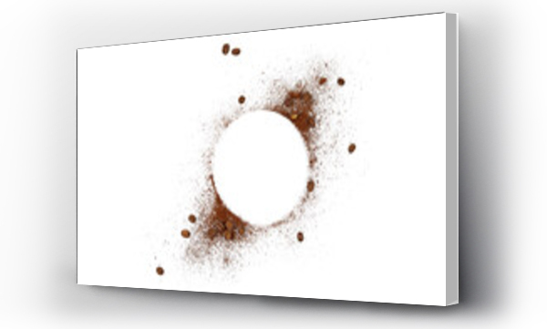 Wizualizacja Obrazu : #647214660 coffee beans frame isolated transparent png