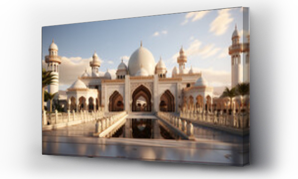 Wizualizacja Obrazu : #647980687 luxurious arabic pallace building design