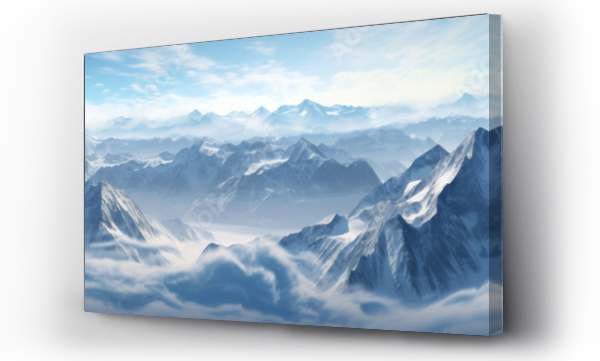 Wizualizacja Obrazu : #653228572 Water snow landscape mountain north travel winter blue arctic nature