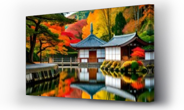 Wizualizacja Obrazu : #653704334 japanese garden in autumn