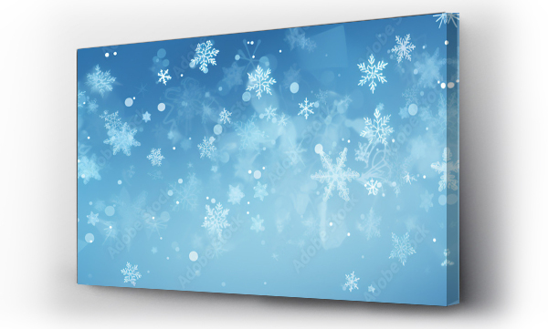 Wizualizacja Obrazu : #656764794 abstract background, snowflakes, snow, winter, christmas, holidays, celebrations
