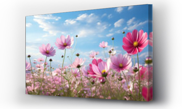 Wizualizacja Obrazu : #657601365 pink cosmos flowers