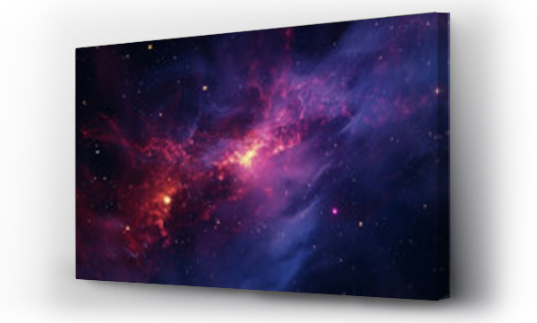 Wizualizacja Obrazu : #657749757 universe with wonderful psychedelic and stars with generative ai