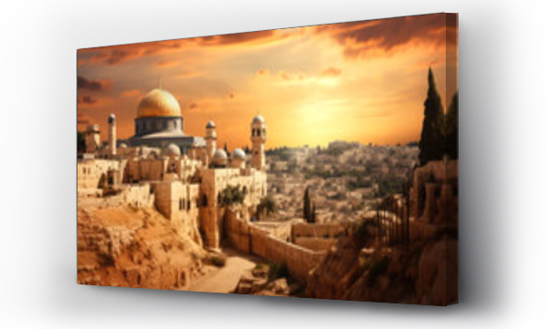 Wizualizacja Obrazu : #659819287 Israel old cityscape on background