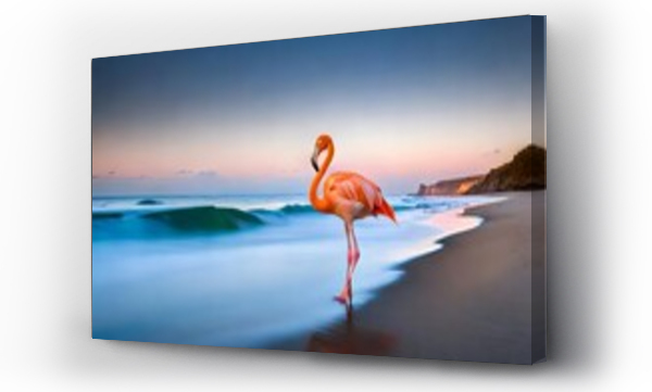 Wizualizacja Obrazu : #659863407 flamingo on the beach