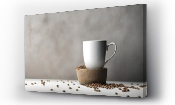 Wizualizacja Obrazu : #660767956 cup of coffee with cinnamon