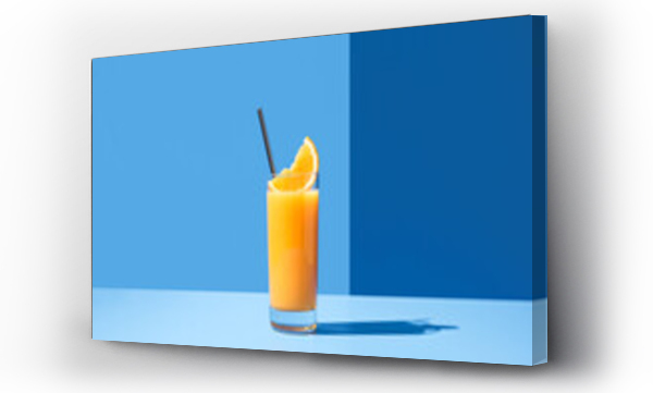 Wizualizacja Obrazu : #661154972 Glass of cocktail with slice of orange