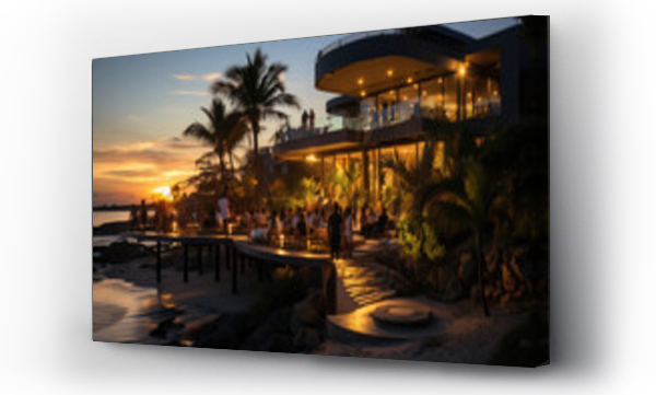 Wizualizacja Obrazu : #662948503 Luxurious Zanzibar Hotel with a Pool: A famous and luxurious holiday hotel in Zanzibar, Africa,