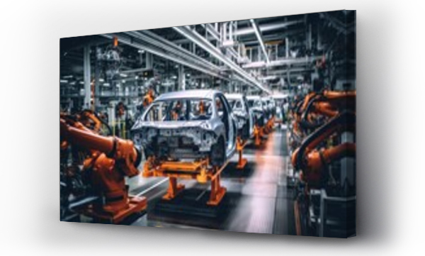 Wizualizacja Obrazu : #663078518 Car automobile factory assembly line