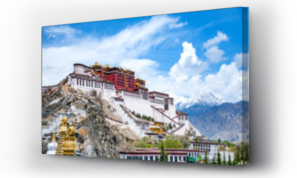 Wizualizacja Obrazu : #663961179 The potala palace in Lhasa in Tibet