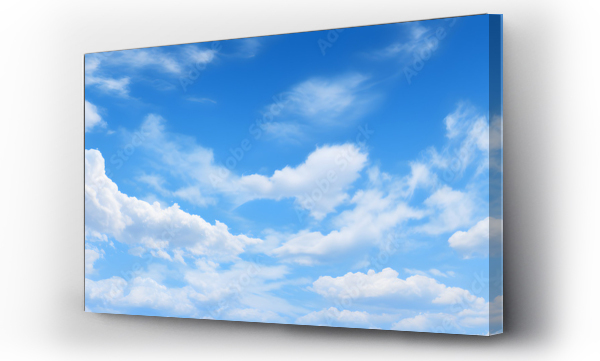Wizualizacja Obrazu : #664297697 Blue sky and white clouds