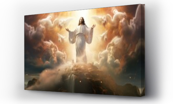 Wizualizacja Obrazu : #665048222 The Transfiguration of Jesus, divine radiance, heavenly manifestation