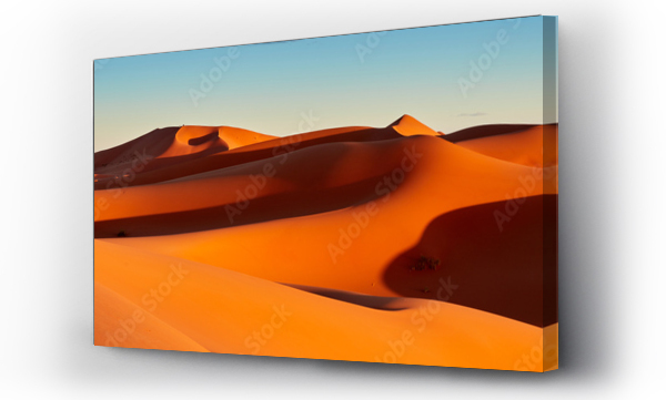 Wizualizacja Obrazu : #672212949 Sand dunes in the Sahara Desert, Merzouga, Morocco