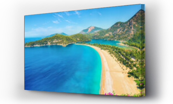 Wizualizacja Obrazu : #676426991 The coast and sandy beach at Olu Deniz, Turkey