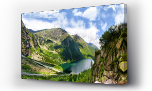Wizualizacja Obrazu : #67923067 Tatra mountains and Eye of the Sea in Poland