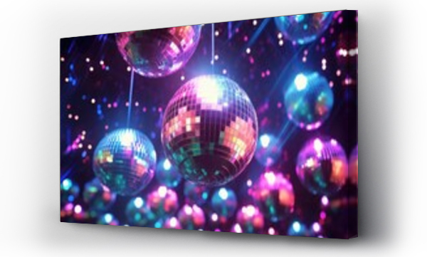 Wizualizacja Obrazu : #681499967 Multicolored disco ball