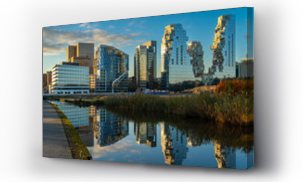 Wizualizacja Obrazu : #683427029 Skyline of Amsterdam Zuidas, The Netherlands
