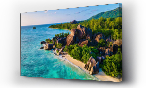 Wizualizacja Obrazu : #683662895 Anse Source dArgent beach, La Digue Island, Seychelles
