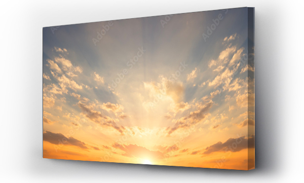 Wizualizacja Obrazu : #686256098 Dramatic Colorful Sunset Sky Cloudscape Nature Background