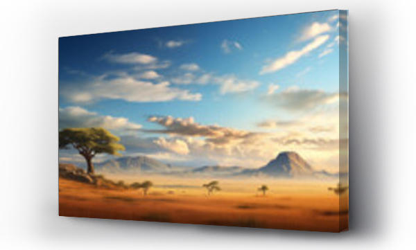 Wizualizacja Obrazu : #688053022 Nature landscape in Africa on a sunny day