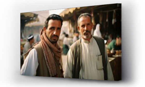 Wizualizacja Obrazu : #688223631 Middle Eastern men in a traditional local market