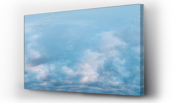 Wizualizacja Obrazu : #689012605 Dramatic overcast sky panorama with dark gloomy Cumulonimbus clouds. HDR 360 seamless spherical panorama. Sky dome in 3D, sky replacement for aerial drone panoramas. Climate and weather change.