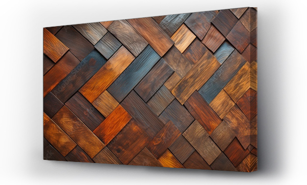 Wizualizacja Obrazu : #690036209 Combination of patterned wood surface.
