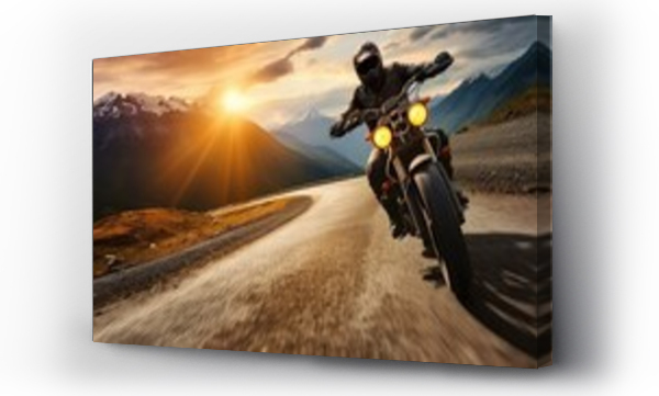 Wizualizacja Obrazu : #691896181 motocross rider on a motorcycle