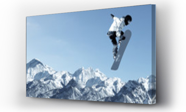 Wizualizacja Obrazu : #69355771 Snowboarding sport