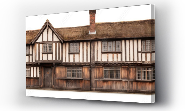 Wizualizacja Obrazu : #694515665 Wooden house front, England