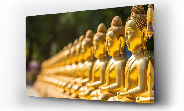 Wizualizacja Obrazu : #694671495 Luxurious Golden Buddha Statue