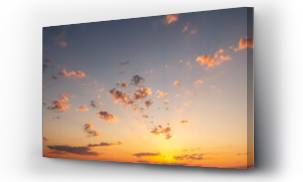 Wizualizacja Obrazu : #697275649 Nuages avec un coucher de soleil.