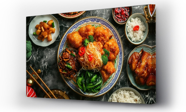 Wizualizacja Obrazu : #698782698 Chinese New Year dish 