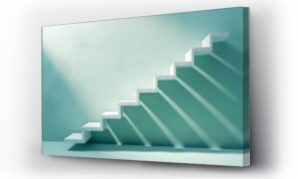 Wizualizacja Obrazu : #700205412 Stufen ins Unbekannte: Das Geheimnis abstrakter Treppen
